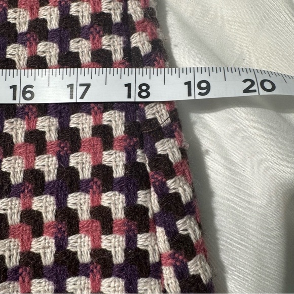 Casade Kelvin Pea Jacket Purple Pink and White Wool Bend Size XS (1) (Juniors) - Picture 16 of 16